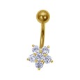 Belly Piercing with Titanium Bar BP-2112-TI